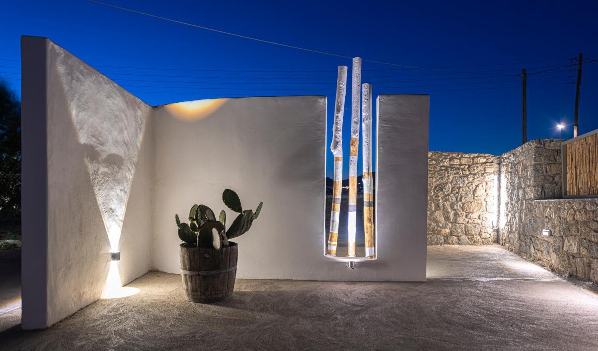 White And Grey Apartment Mykonos Town Exterior foto