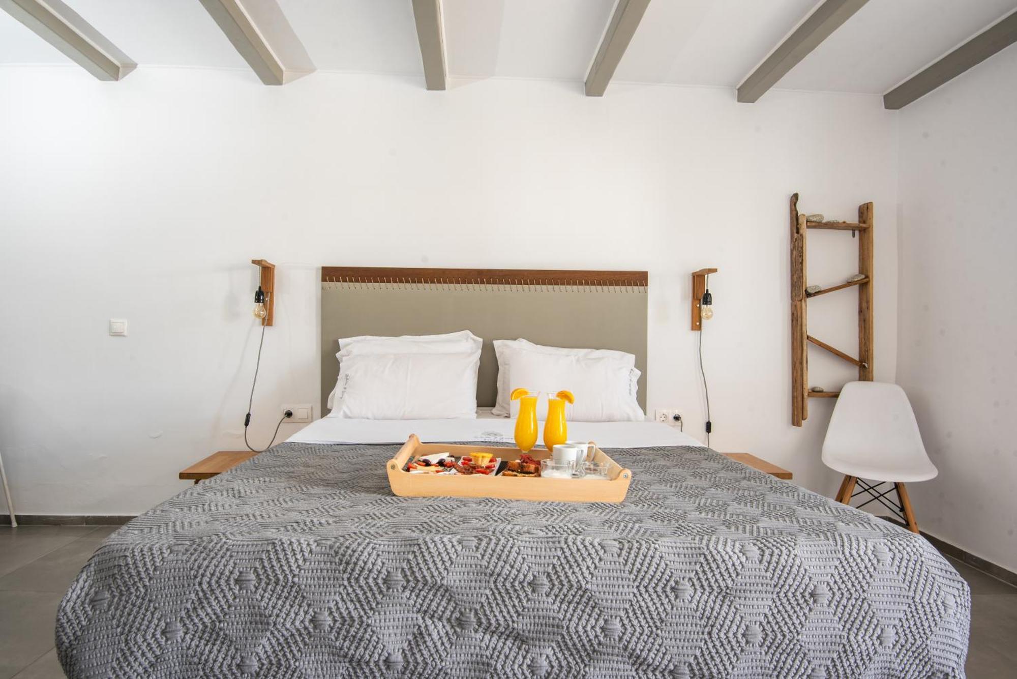 White And Grey Apartment Mykonos Town Exterior foto