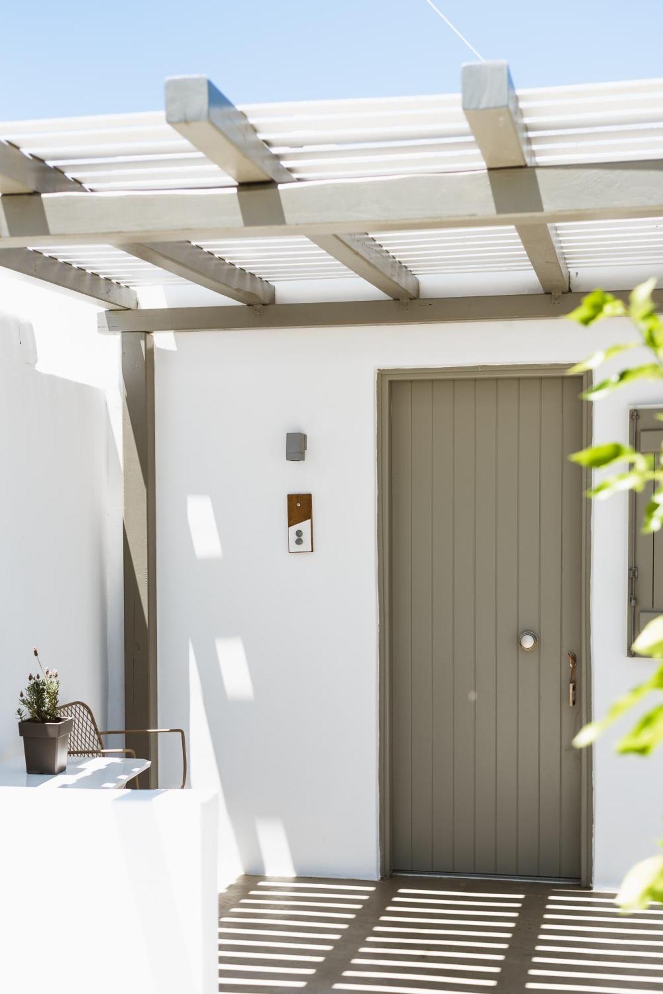White And Grey Apartment Mykonos Town Exterior foto