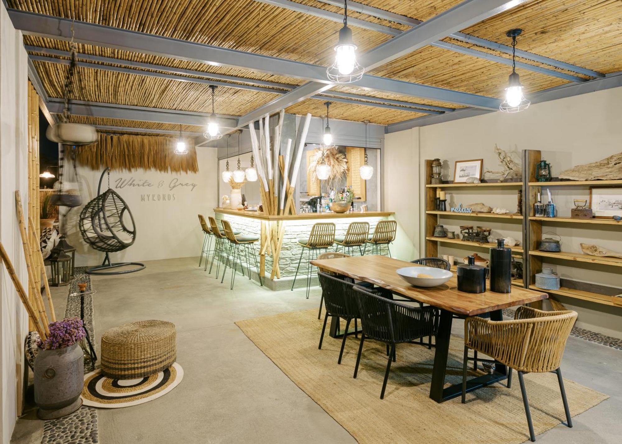 White And Grey Apartment Mykonos Town Exterior foto