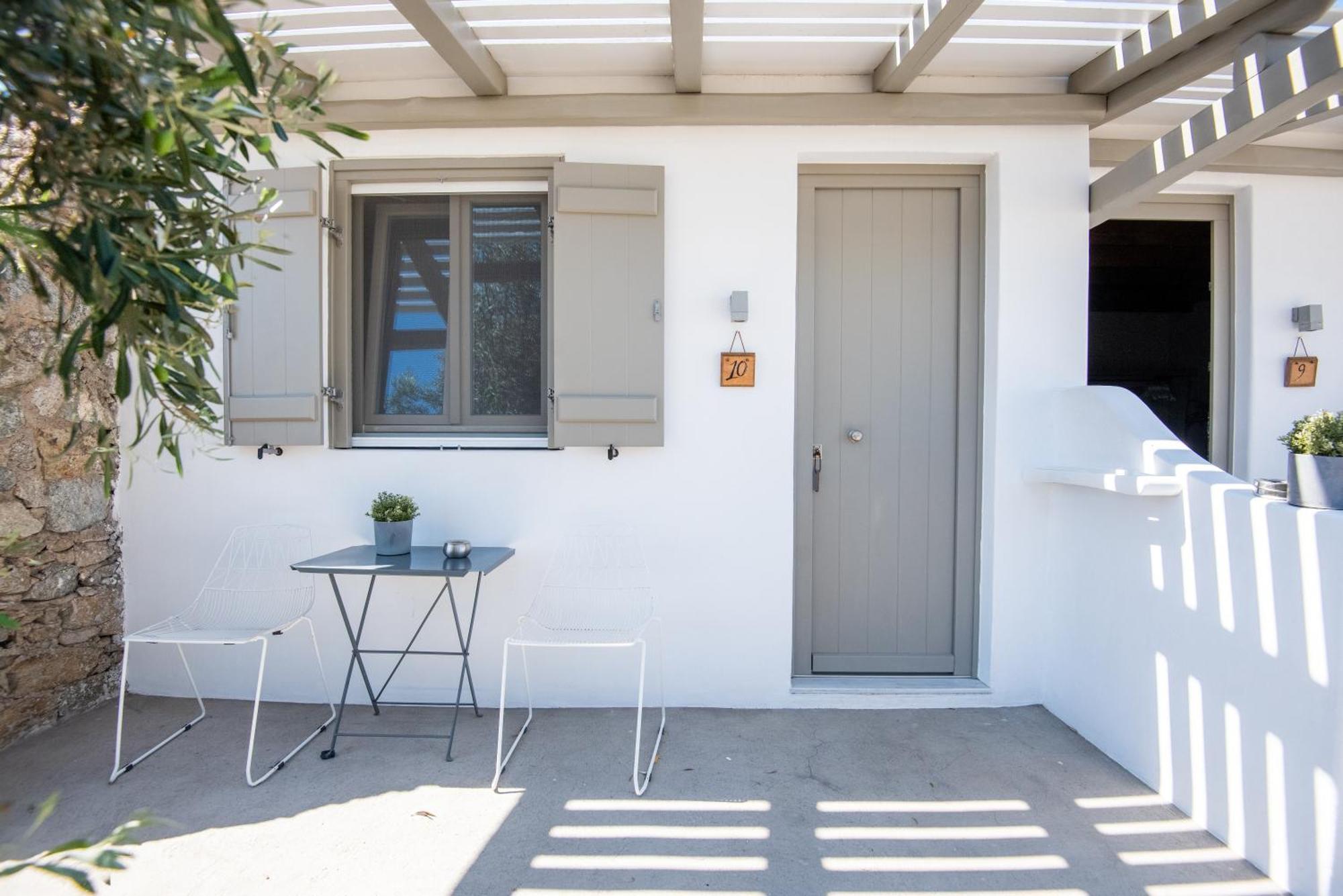 White And Grey Apartment Mykonos Town Cameră foto
