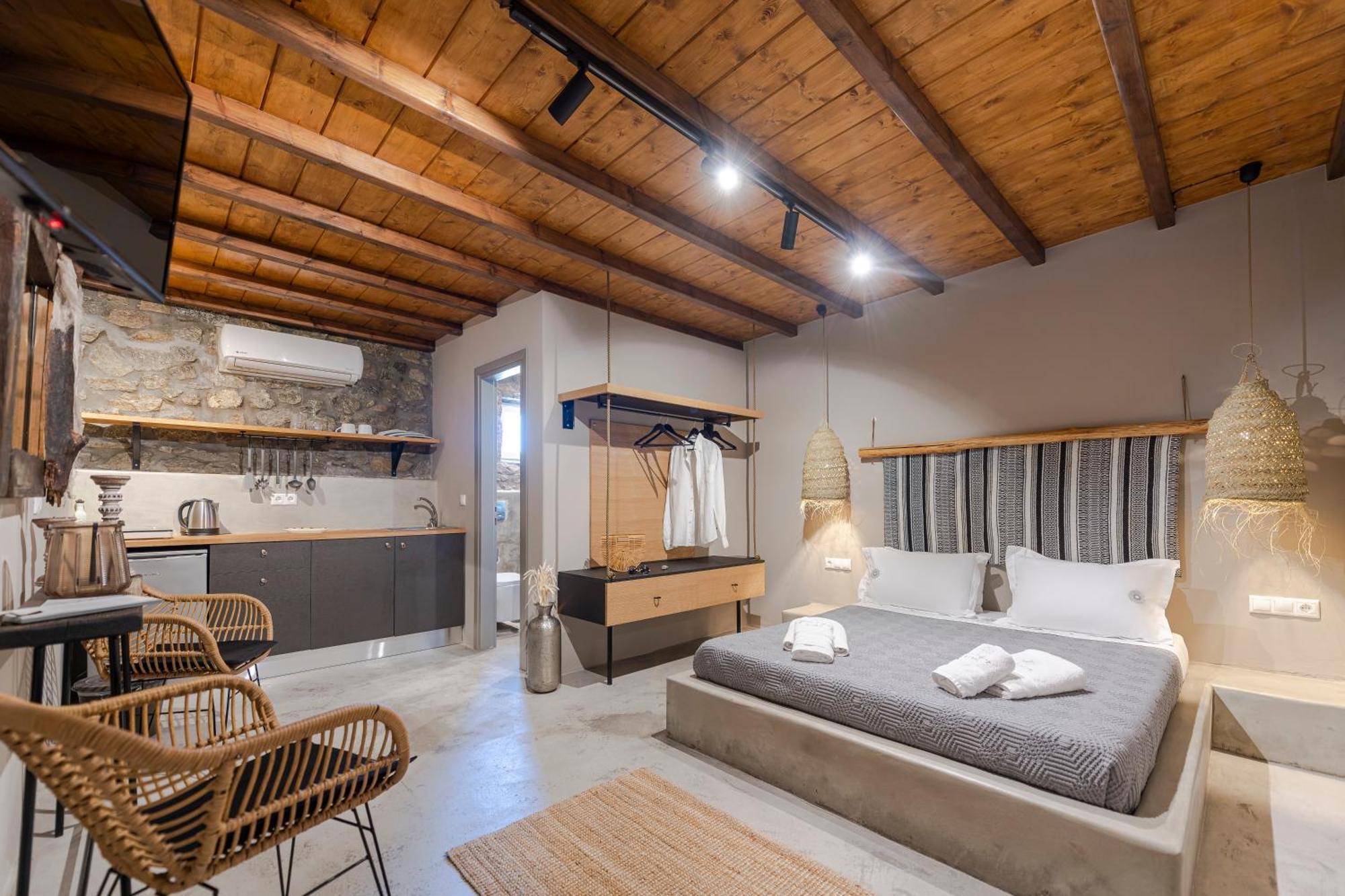White And Grey Apartment Mykonos Town Exterior foto